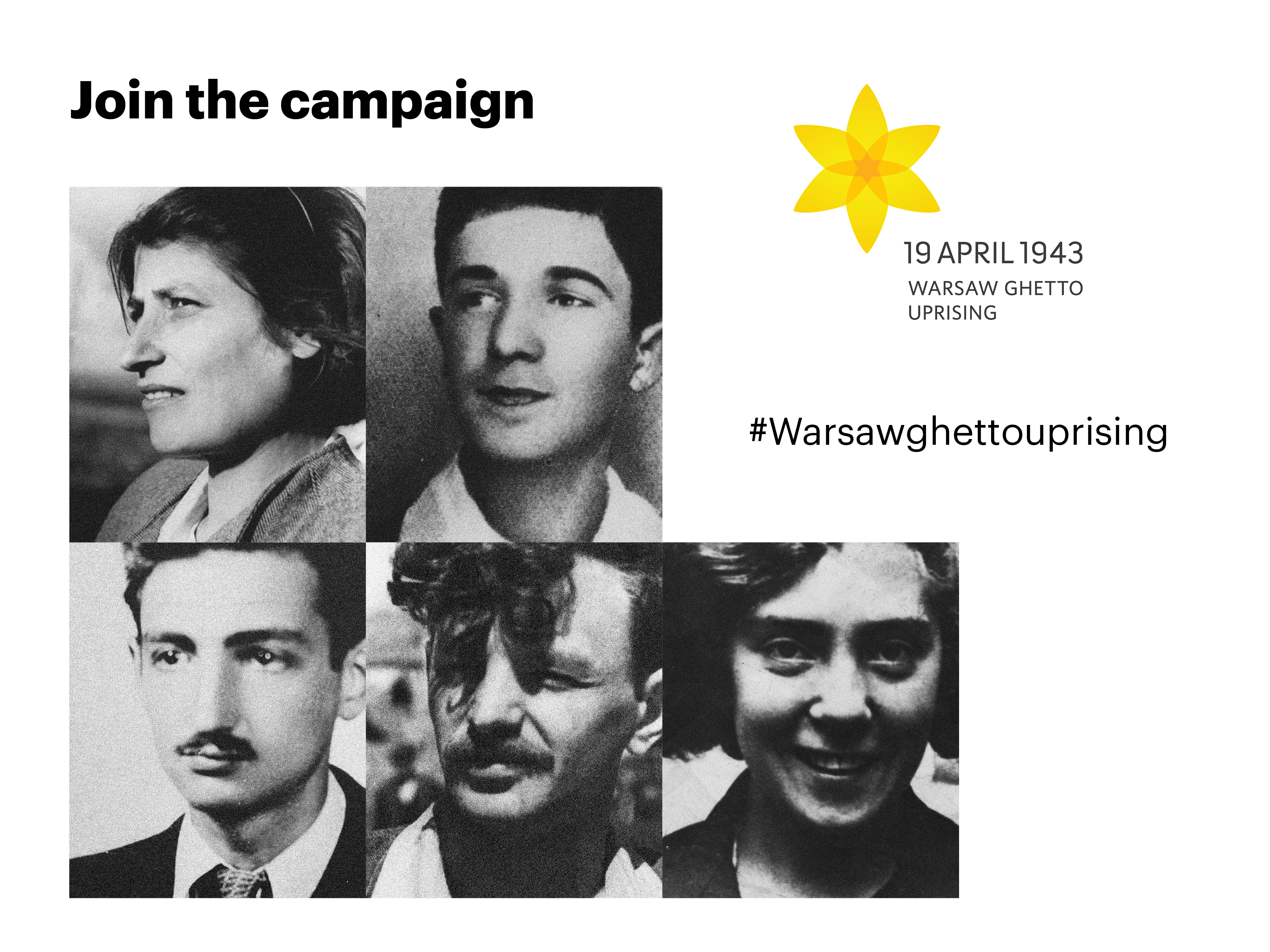 ENRS joins the Warsaw Ghetto Uprising Campaign